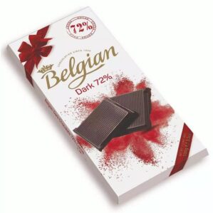 Belgian Dark Chocolate Bar 72% bd