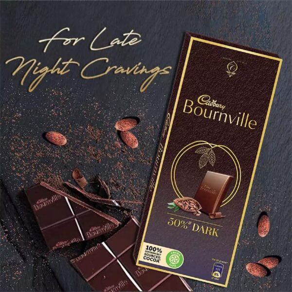 Cadbury Bournville 50% Dark Chocolate bd