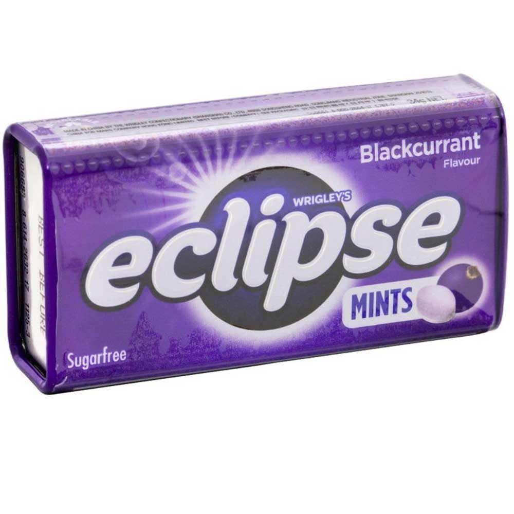 Wrigley's Eclipse Mints Blackcurrant Flavored Sugar Free 35g Sinin