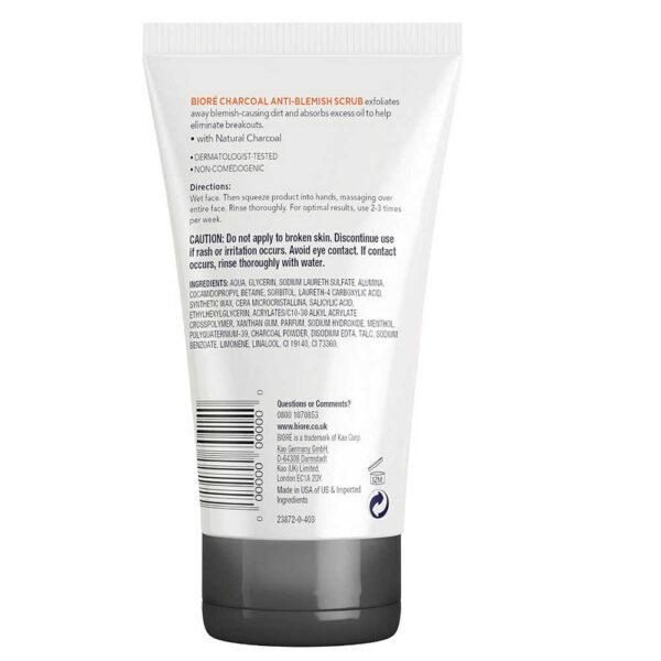 Biore Charcoal Oil Control Scrub in bd