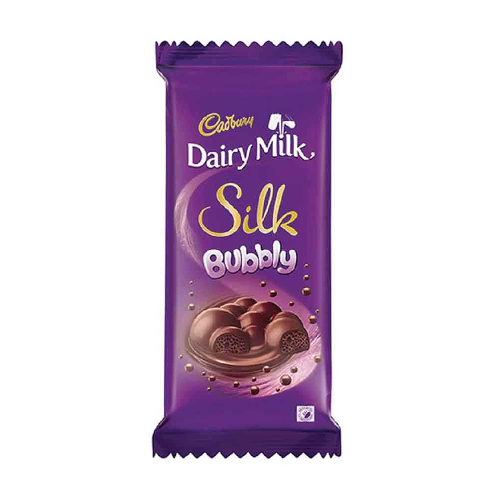 Cadbury Dairy Milk Silk Chocolate Bar Bubbly 120g | Sinin