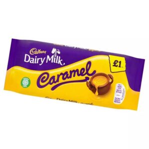 Cadbury Dairy Milk Caramel Chocolate Bar 120g bd