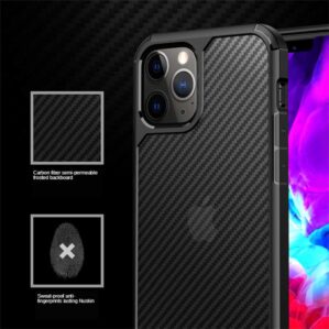 Carbon Fiber Textures Bumper Case for iPhone 12/12 Pro/12 Pro Max - Image 3