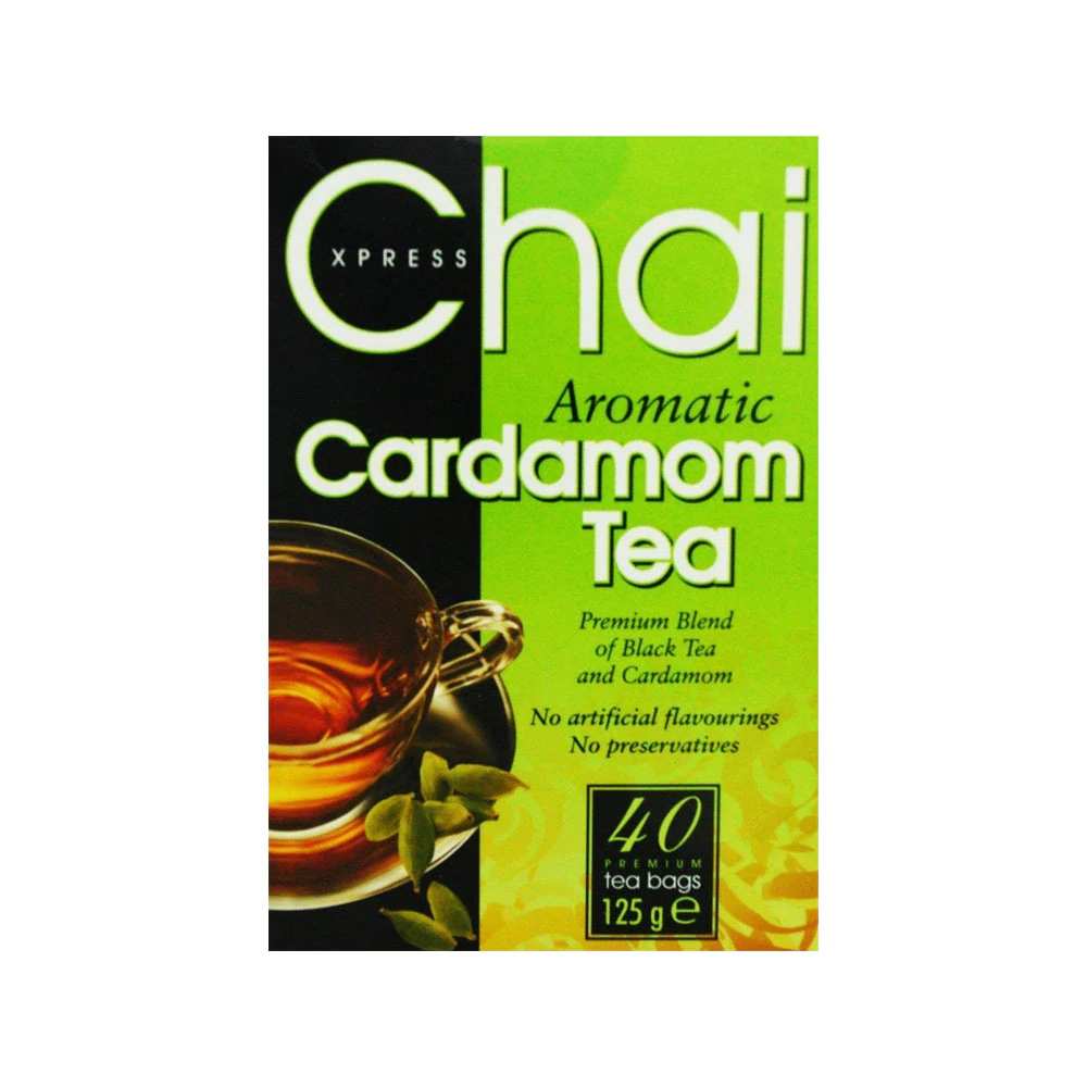 Chai Xpress Aromatic Cardamom Tea Bags 125g Sinin