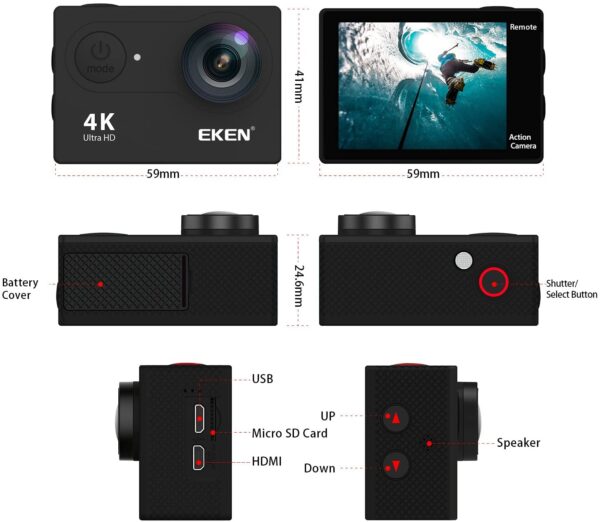 EKEN H9R Action Camera price in bangladesh