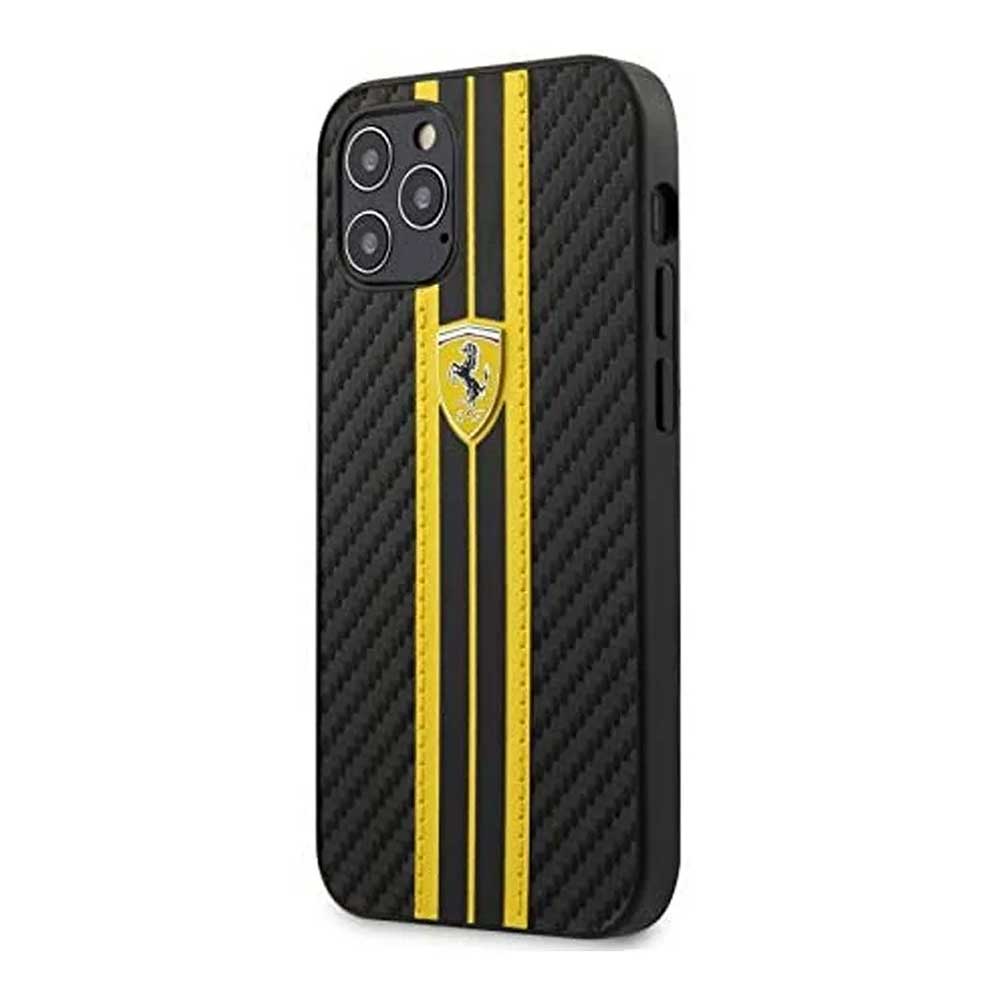 Ferrari 3D Carbon Fibre Case for iPhone 12 Series | Sinin