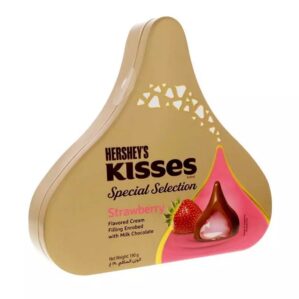 Hershey's Kisses Special Selection Strawberry Flavored Milk Chocolate bd