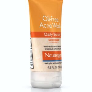 Neotrogena Oil Free Acne Wash Daily Scrub 124ml - Image 2