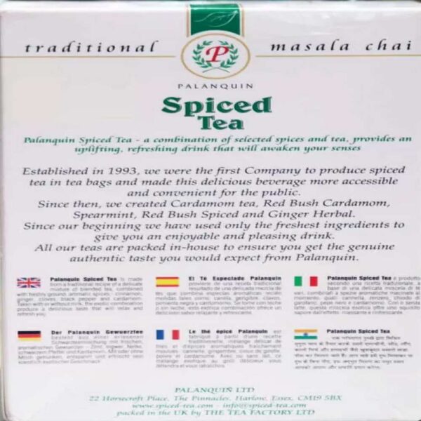 Palanquin Spiced Tea Masala Chai 125g bd