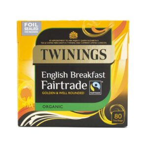 Twinings English Breakfast Fairtrade Organic 80 Tea Bags in bangladesh