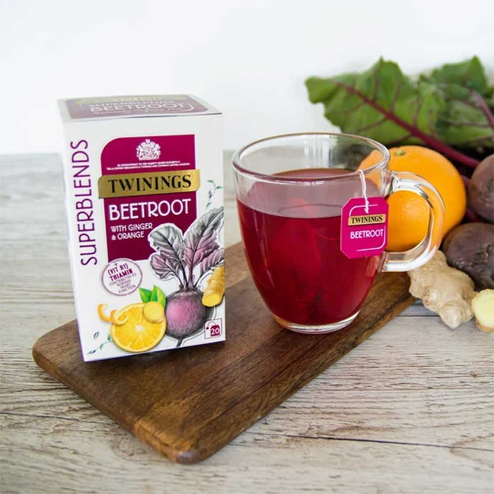 Twinings Superblends Beetroot with Ginger & Orange Tea Sinin