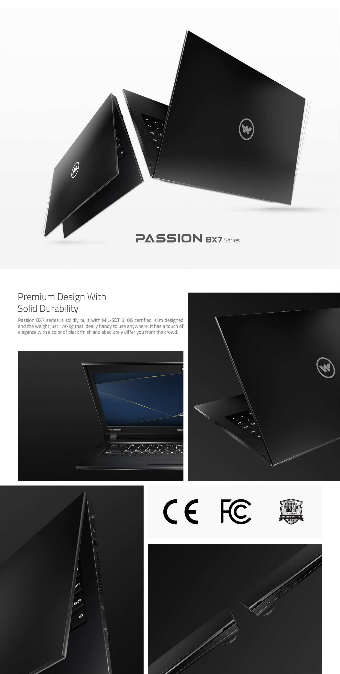 Walton Laptop Passion BX3700A Core i3 7th Gen bd