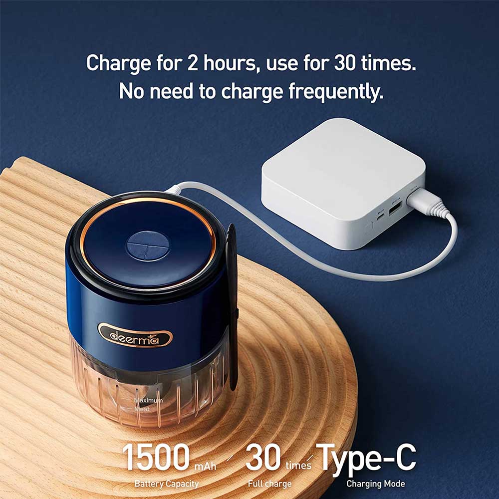 Xiaomi Deerma JS200 Wireless Electric Garlic Meat Vegetable Grinder Sinin