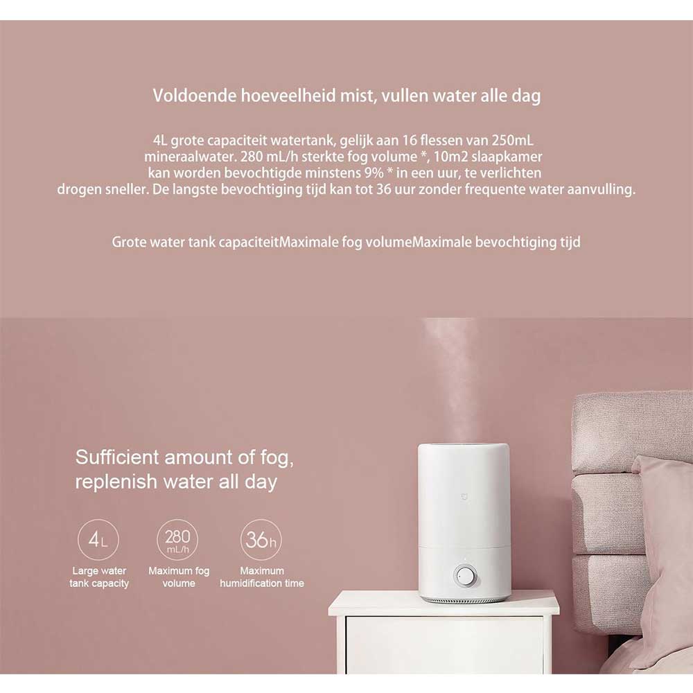 Xiaomi Mijia Humidifier 4l Air Purifier Aromatherapy Humificador 