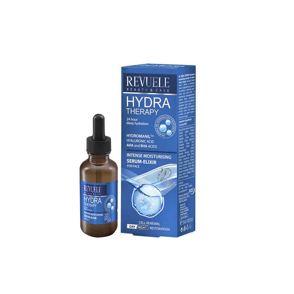 Revuele Hydra Therapy Intense Moisturising Face Serum Elixir 25ml Sinin