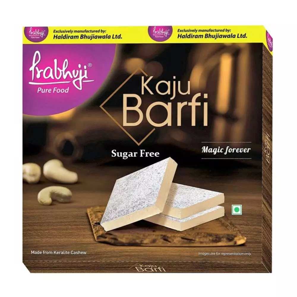 Haldiram Prabhuji Kaju Barfi Sugar Free 250g | Sinin