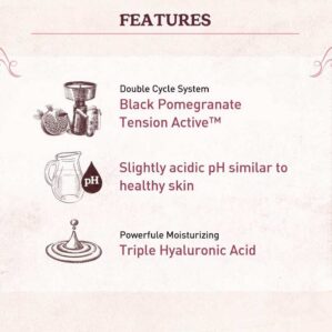 SKINFOOD Black Pomegranate Energy Serum 150ml - Image 3