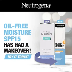 Neutrogena Ultra Gentle Daily Moisturiser 100ml - Image 2