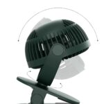 Jisulife FA29FA29A Clip on Desk Fan 4 Speed Modes Rechargeable (2)