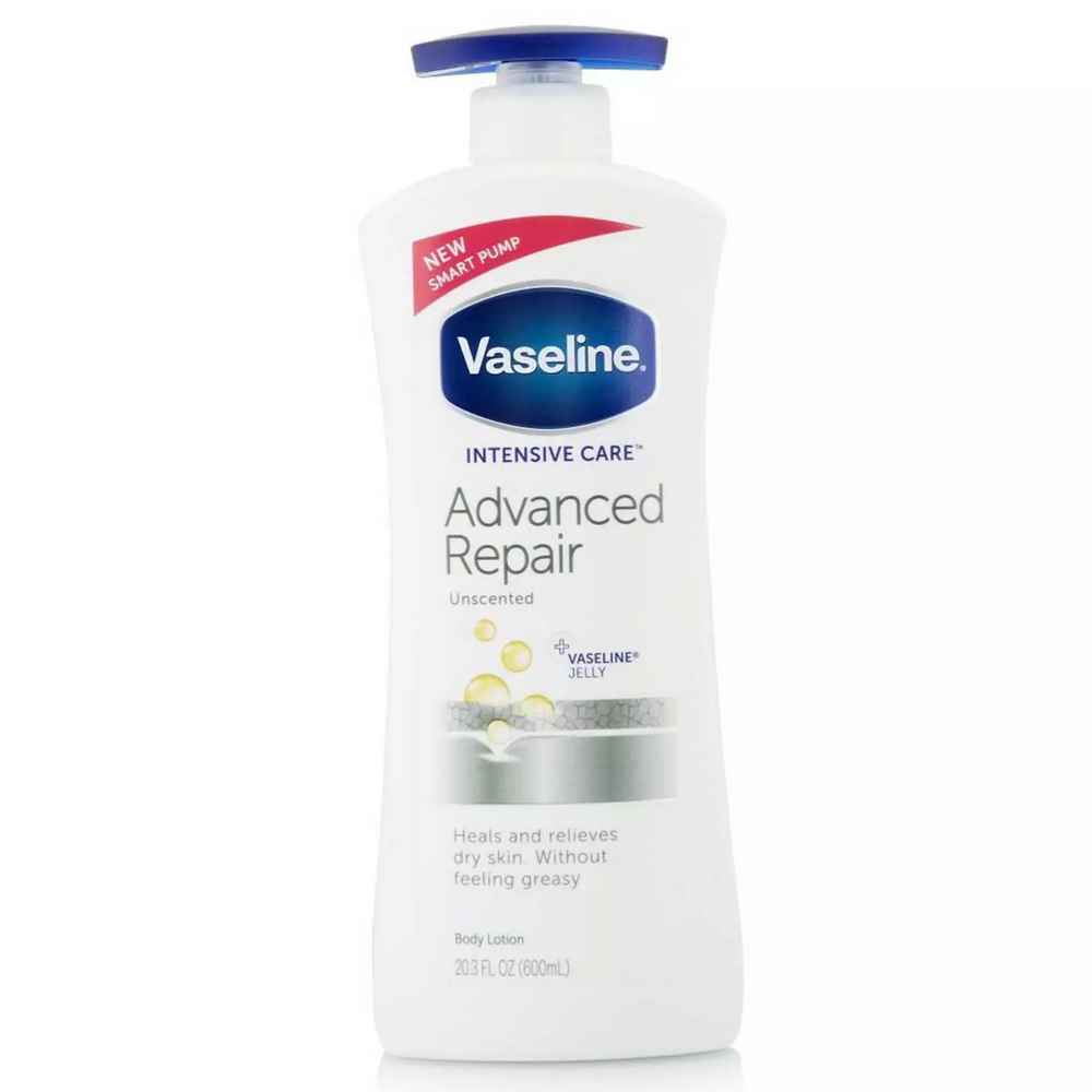 Vaseline Body Lotion Advanced Repair Unscented 600ml