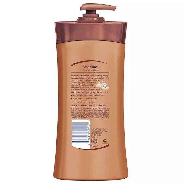 Vaseline Intensive Care Cocoa Radiant Body Lotion 600ml in bd