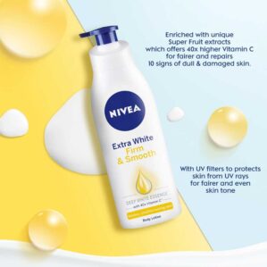 Nivea Extra Bright Firm & Smooth Body Lotion 400ml - Image 3