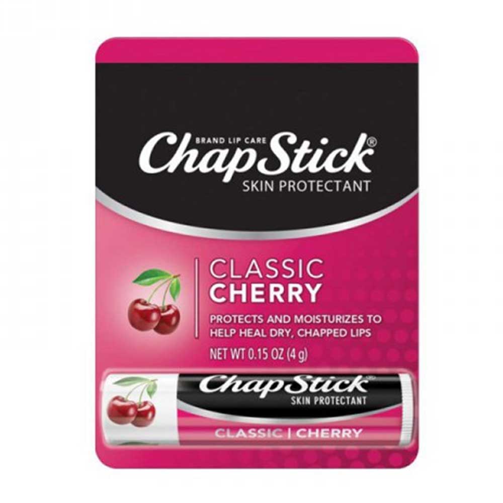 ChapStick Classic Cherry Flavor Skin Protectant Lip Balm BD