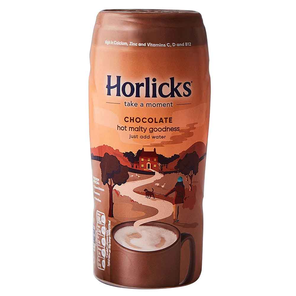 Horlicks Chocolate Hot Malty Goodness BD
