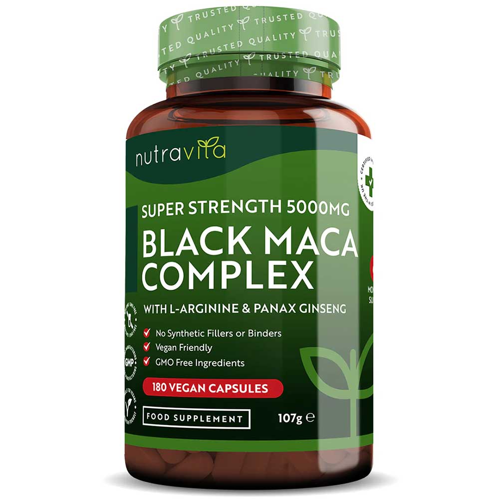 Nutravita Black Maca Root Complex 5000mg | Sinin