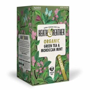 Heath & Heather Organic Green Tea with Mint