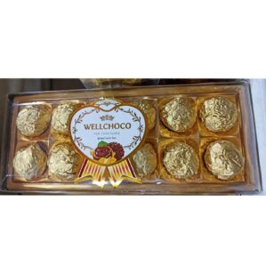 Wellchoco Chocolate Gift - 12 Piece Chocolate Box