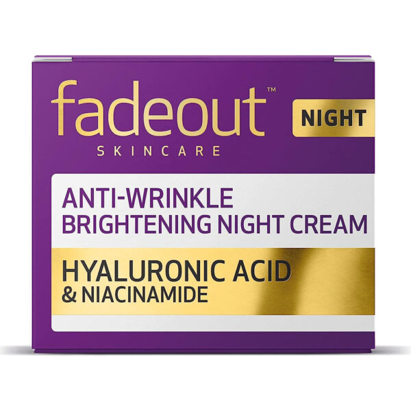 Fade Out Skincare Anti Wrinkle Brightening Night Cream