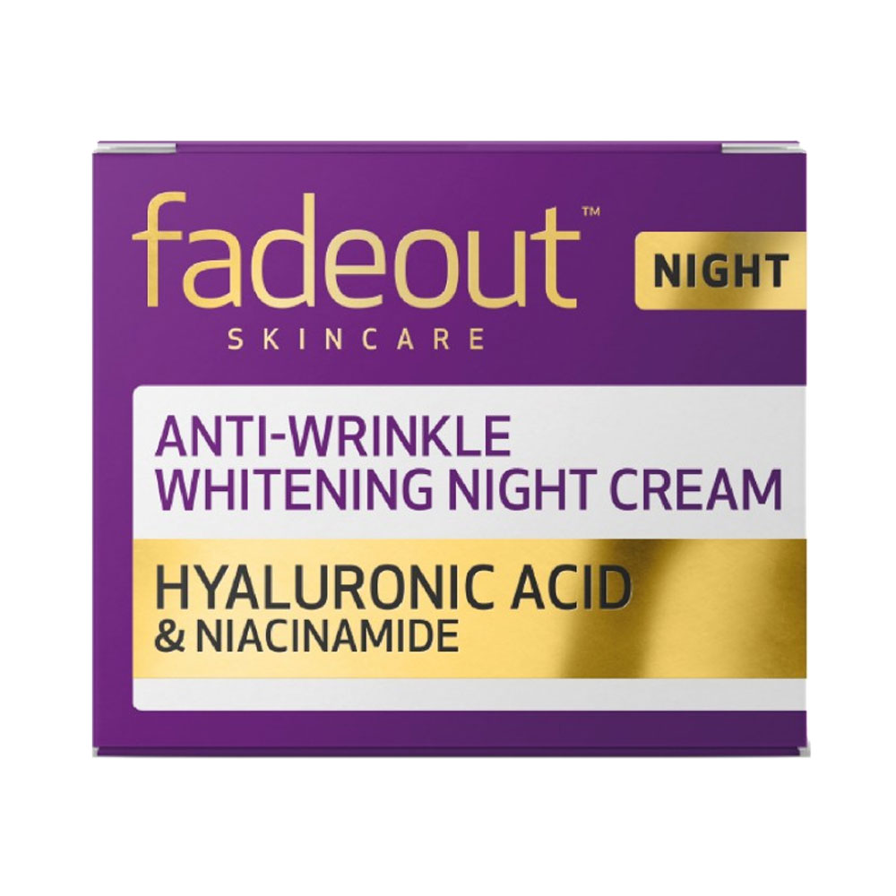 Fade Out Skincare Anti Wrinkle Whitening Night Cream