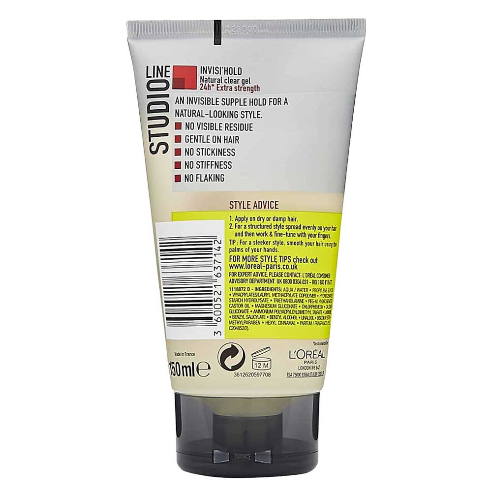 L ‘Oreal Studio Line Extra Strength 8 Invisi’hold Hair Gel (2)