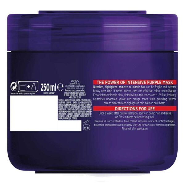 L'Oreal Paris Elvive Colour Protect Intensive Purple Hair Mask price in bd