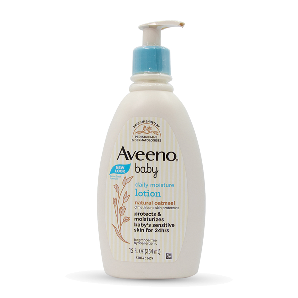 Aveeno Baby Daily Moisture Body Lotion with Natural Oatmeal 354ml (1)
