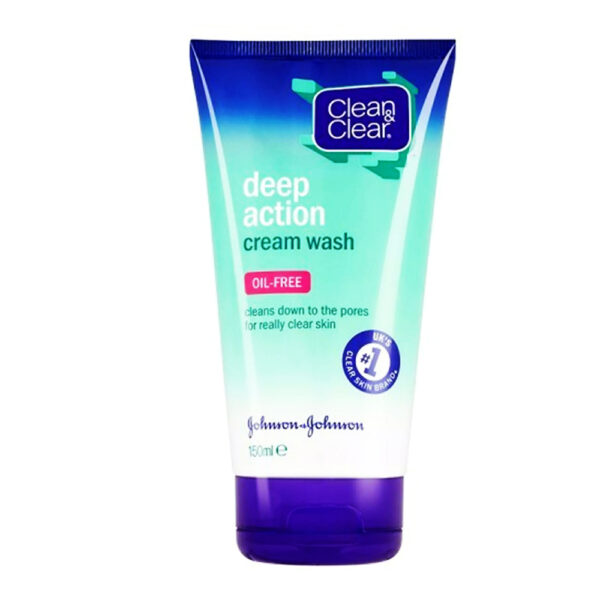 Clean & Clear Deep Action Oil Free Cream Wash