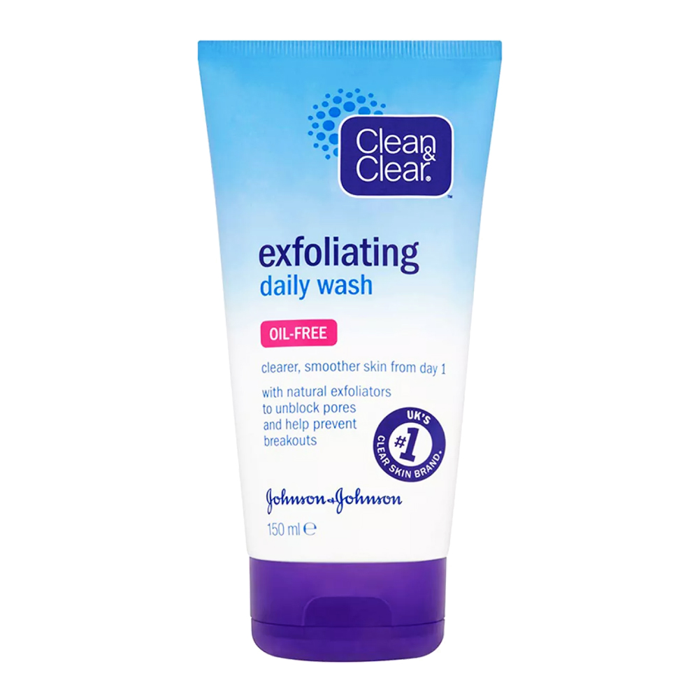 Clean & Clear Exfoliating Daily Oil Free Face Wash