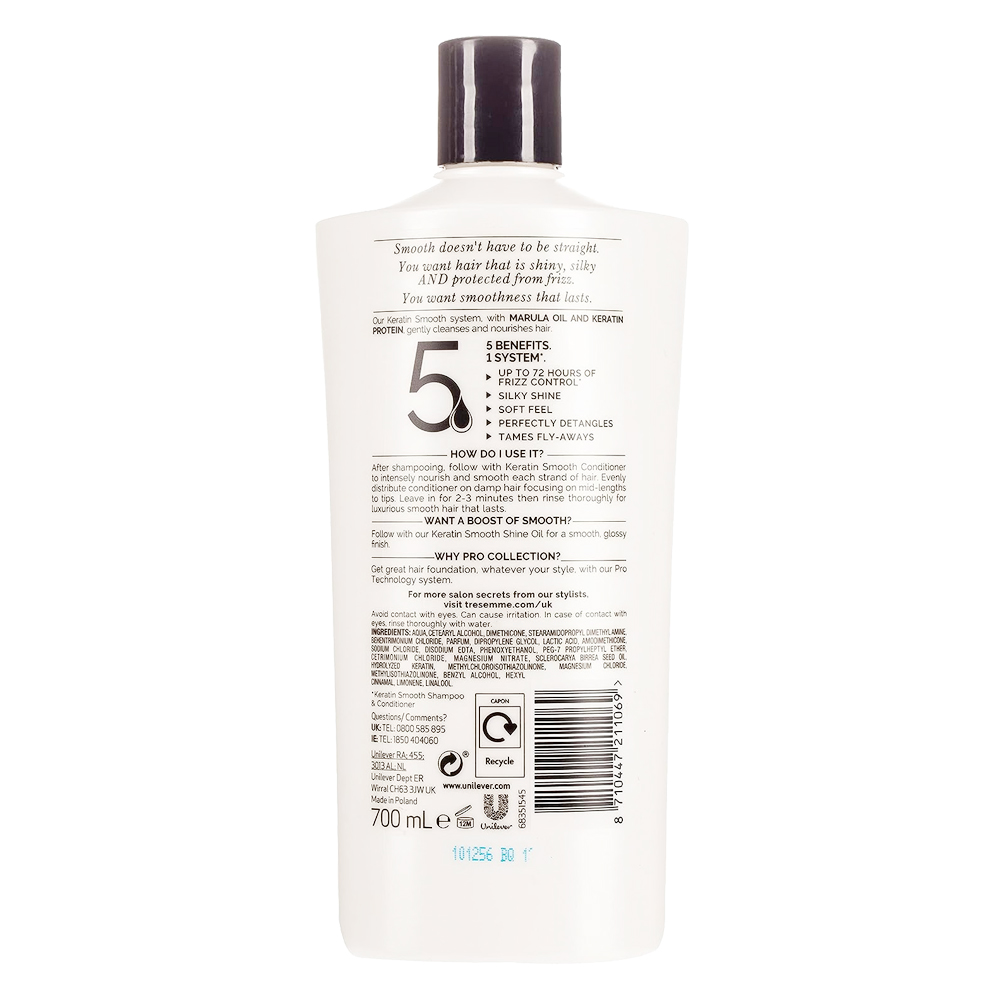TRESemmé Pro Collection Keratin Smooth Conditioner with Marula Oil ...