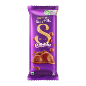 Cadbury Dairy Milk Silk Bubbly Chocolate Bar 120g