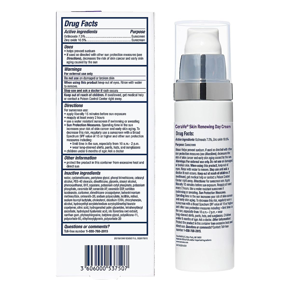 CeraVe Skin Renewing Day Cream with Broad Spectrum SPF30 50g (1)