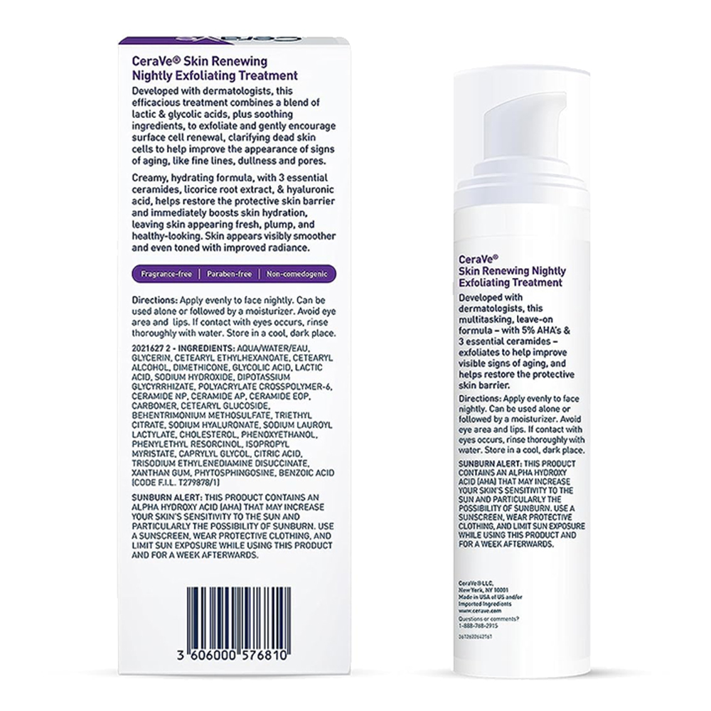 CeraVe Skin Renewing Nightly Exfoliating Treatment (1)