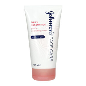 Johnsons Daily Essential Face Care For All Skin Types Gentle Exfoliating Wash