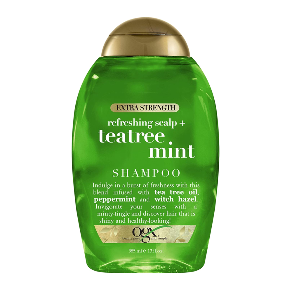 Ogx Extra Strength Refreshing Scalp+ Teatree Mint Shampoo 385ml