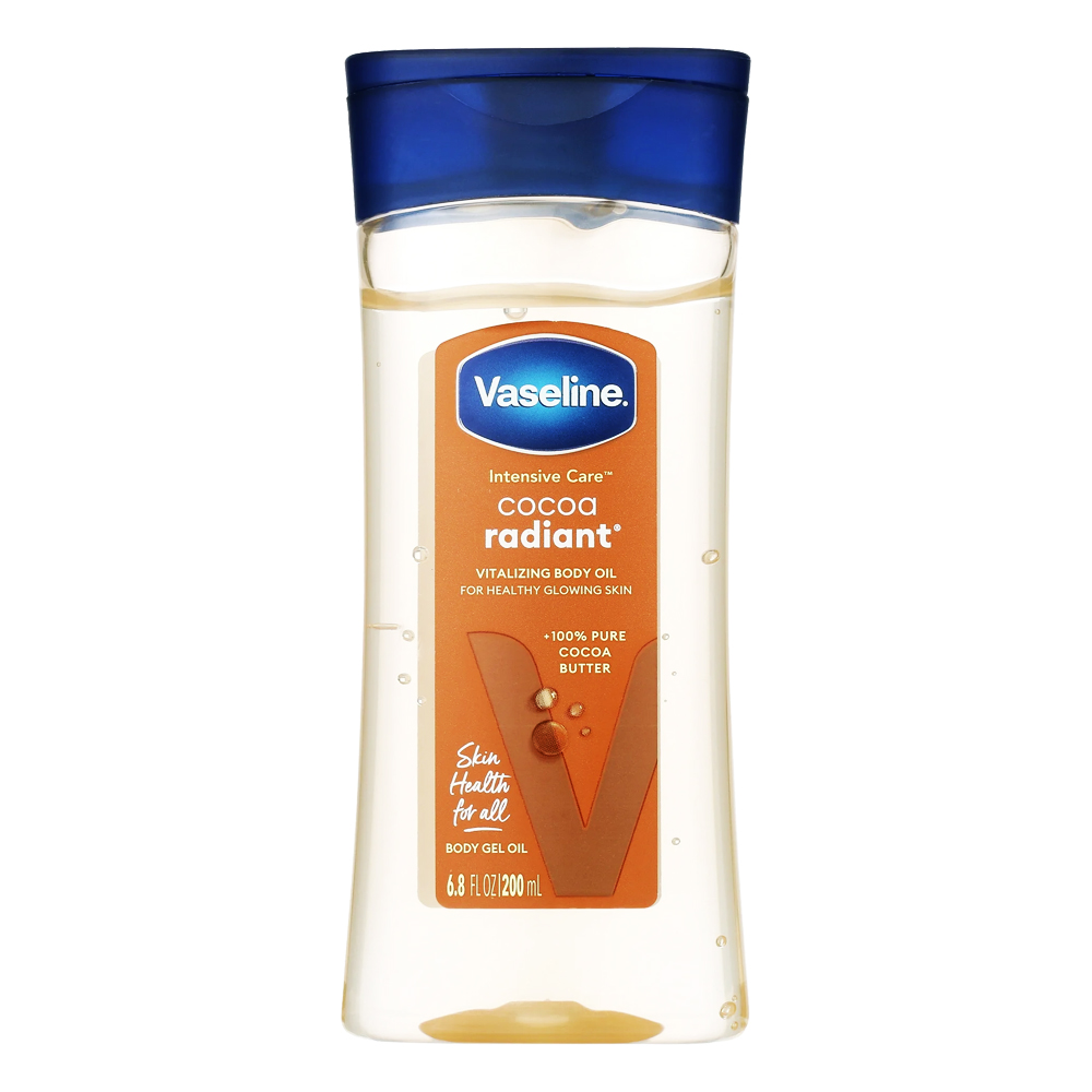 Vaseline Vitalizing Body Gel Oil Cocoa Radiant Pure Cocoa Butter