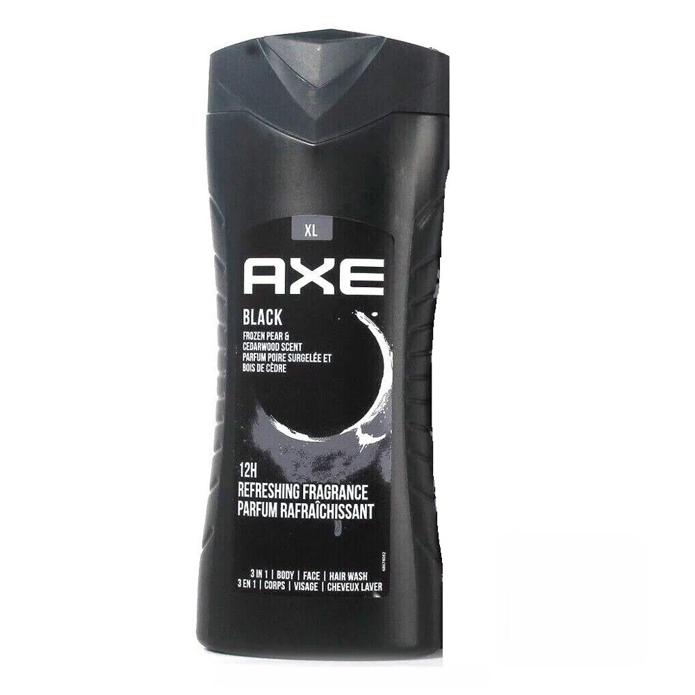 Axe Black 3 in 1 Body Face & Hair Wash For Men 400ml
