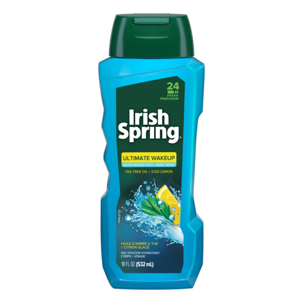 Irish Spring Ultimate Wake Up Face and Body Wash