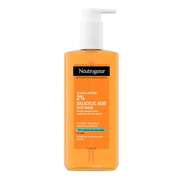 Neutrogena Clear & Defend 2% Salicylic Acid Face Wash