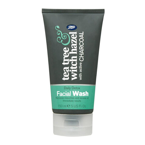 Boots Tea Tree & Witch Hazel Charcoal Facial Wash 150ml