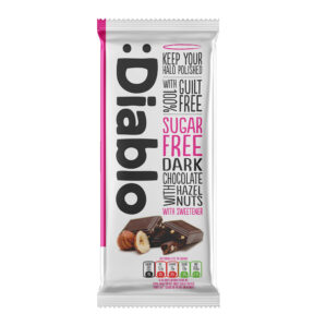 Diablo Sugar Free Dark Chocolate with Hazelnuts